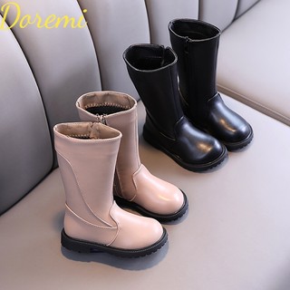 Doremi giày bốt martin da cổ cao phong cách hàn quốc dễ phối đồ thời trang cho bé gái