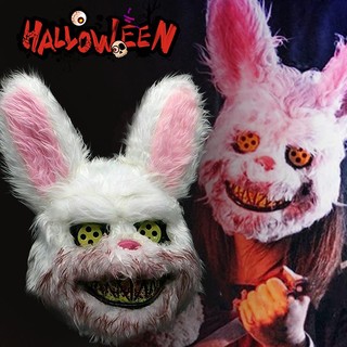Mặt Nạ Thỏ Đẫm Máu Nhồi Bông Hóa Trang halloween
