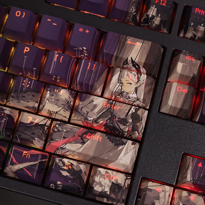 Irene Keycaps Cherry Profile Arknights PBT Dye Sub Bàn Phím Cơ Keycap
