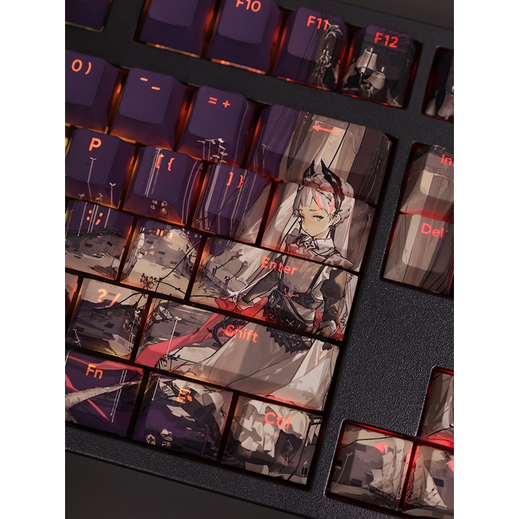 Irene Keycaps Cherry Profile Arknights PBT Dye Sub Bàn Phím Cơ Keycap
