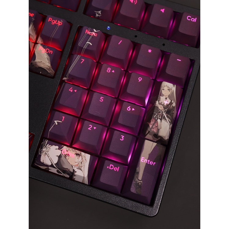 Irene Keycaps Cherry Profile Arknights PBT Dye Sub Bàn Phím Cơ Keycap