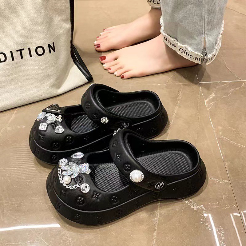 Batong Dép Quai Ngang Đế Dày Thời Trang Mùa Hè Cho Nữ