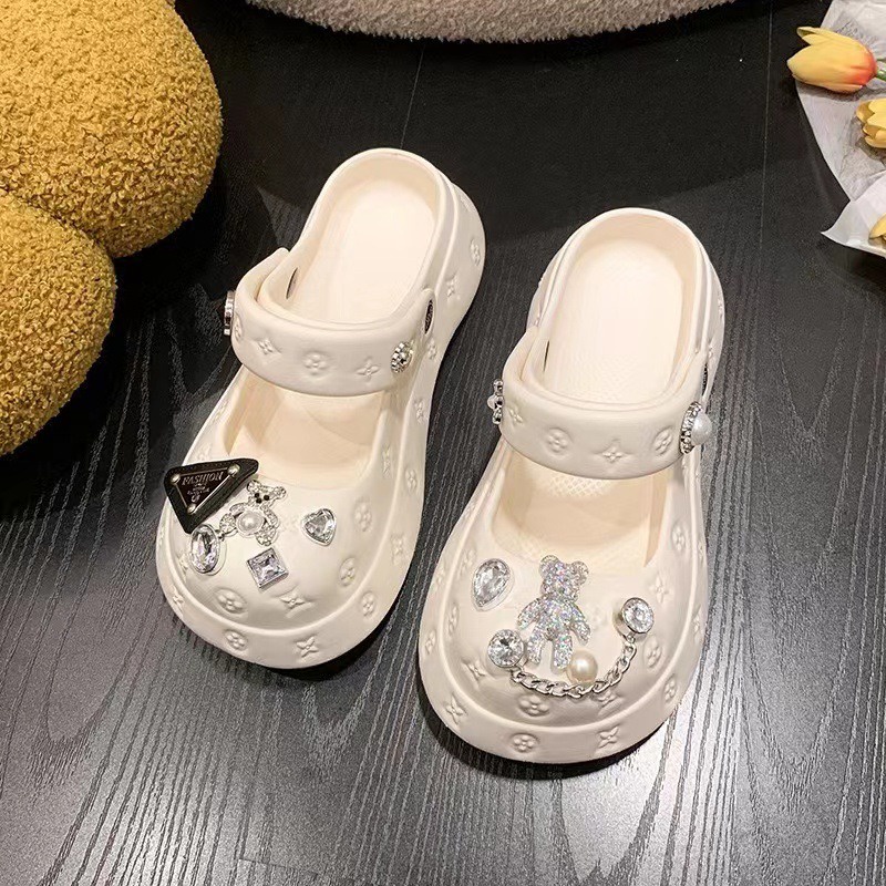 Batong Dép Quai Ngang Đế Dày Thời Trang Mùa Hè Cho Nữ