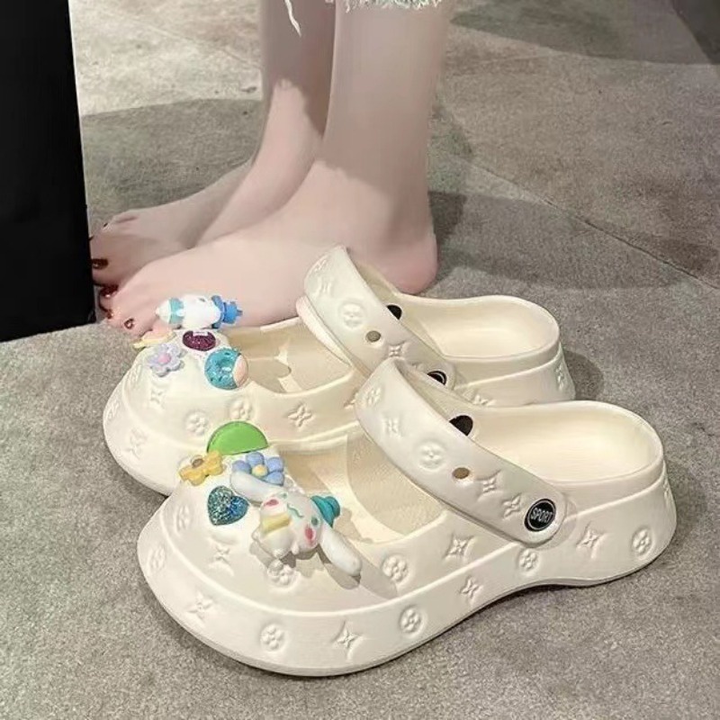 Batong Dép Quai Ngang Đế Dày Thời Trang Mùa Hè Cho Nữ