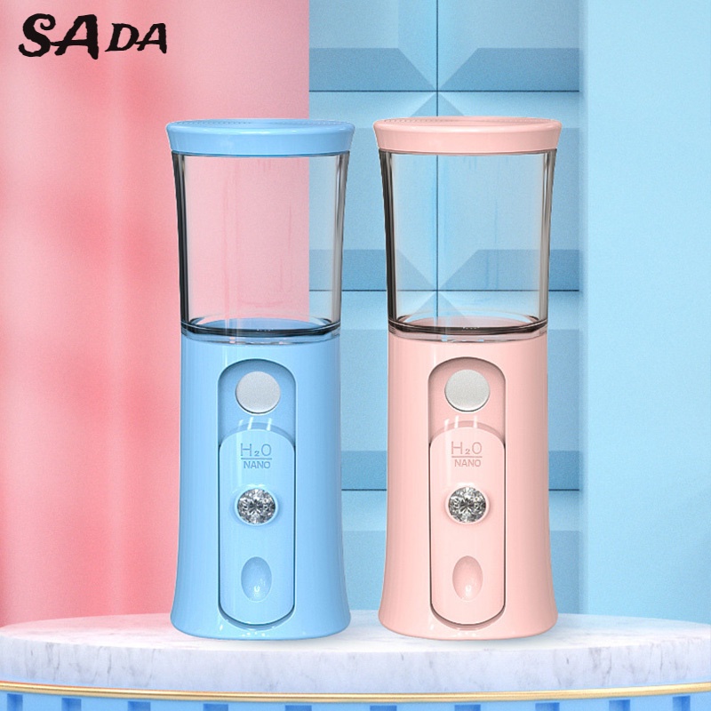 Sada Máy Phun Sương Tạo Độ Ẩm Cho Da Mặt Ánh Sáng Nhiều Màu Sắc Tùy Chọn