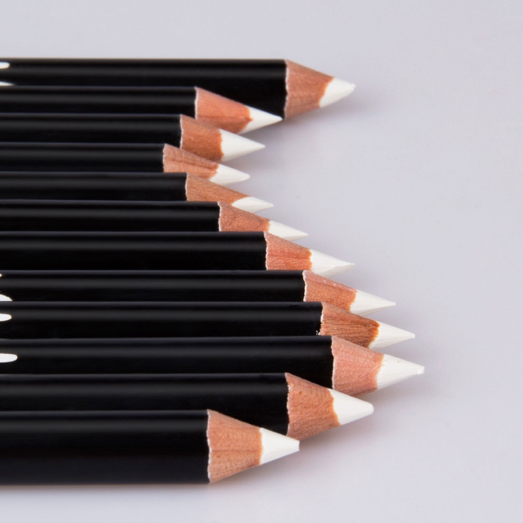 Kkl 1 Bút Chì Kẻ Mắt Màu Trắng Mềm Mượt Chống Thấm Nước