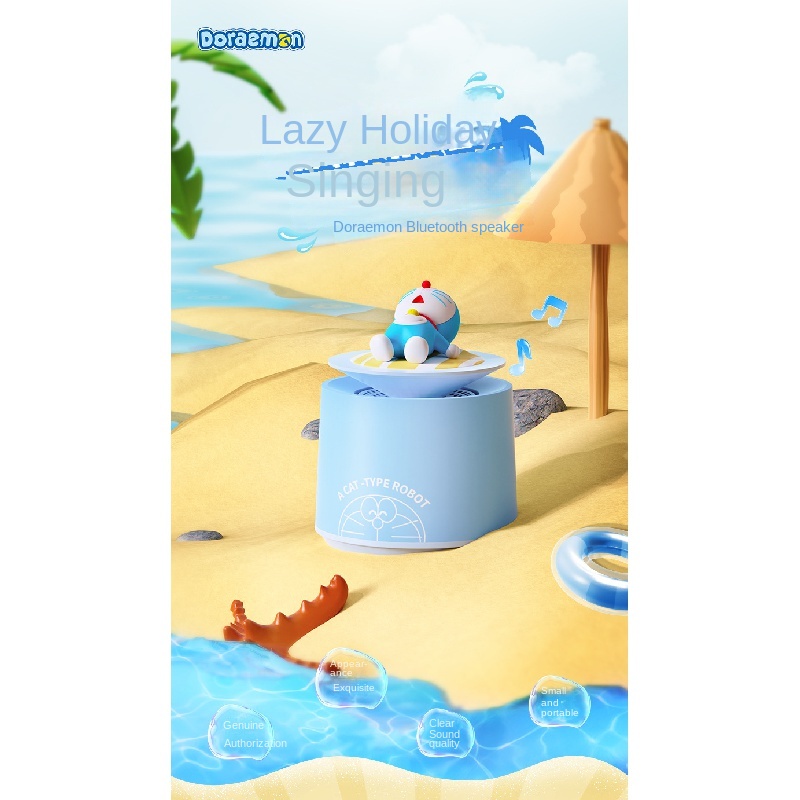 Hàng Có Sẵn Loa bluetooth / Loa bluetooth / Loa / Loa / Loa Để Bàn mini Phong Cách Hoạt Hình doraemon Mùa Hè cp