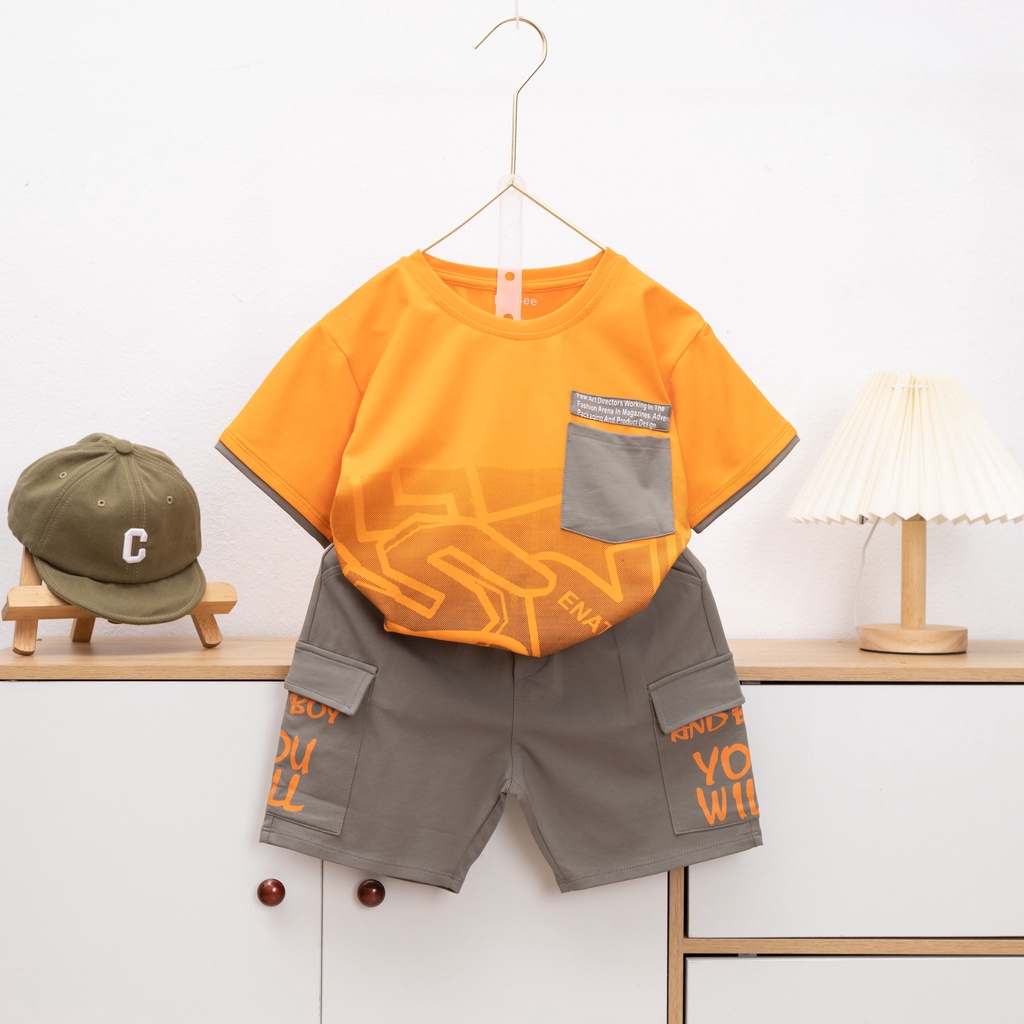 BigBee. Bộ thun loang bé trai túi hộp 8kg - 56kg