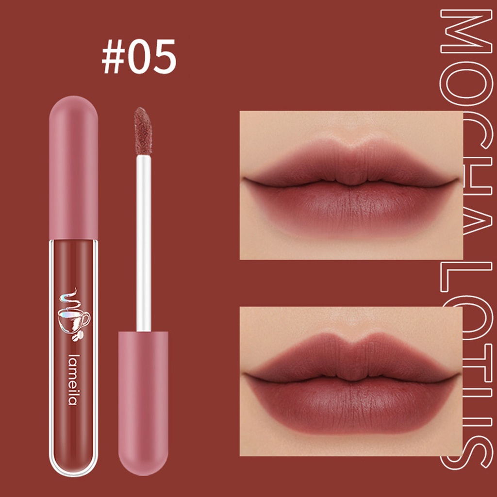 Vog Tím Thủy Tinh Nước Gương Môi Men Son Môi Chống Thấm Nước Lâu Dài Dưỡng Ẩm Son Bóng Nhiều Màu Sắc Tỏa Sáng Chăm Sóc Môi Trang Điểm