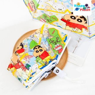 Dù gấp tự động trong suốt tay cầm thẳng in hình shin-chan dễ thương làm quà tặng cho bạn gái / người lớn