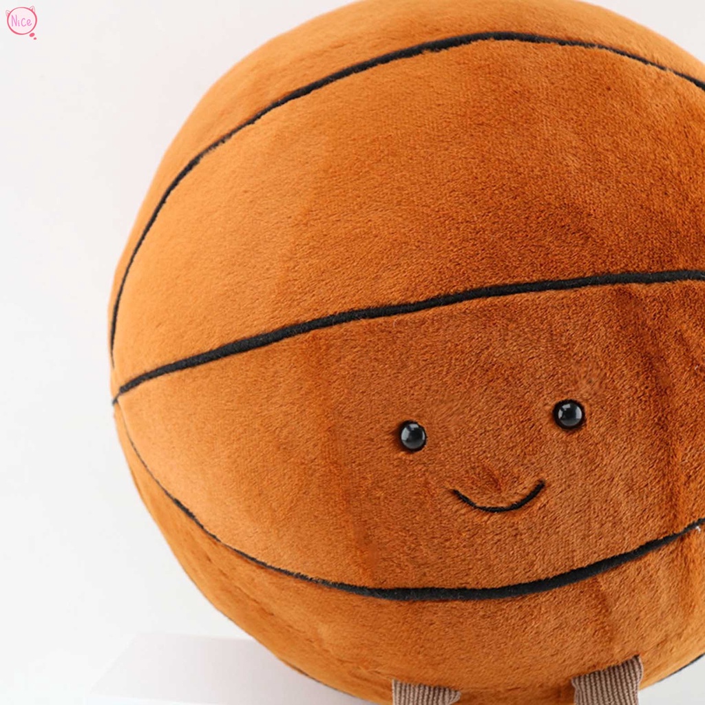 Dễ Thương Búp Bê Nhồi Bông Mềm Mại Hình Quả Bóng Rổ / Bóng Đá