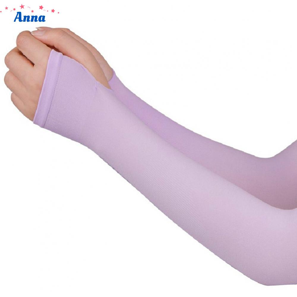 Long Arm Driving Half Finger Gloves Sleeve Cycling Bike UV Sun Protection Cover