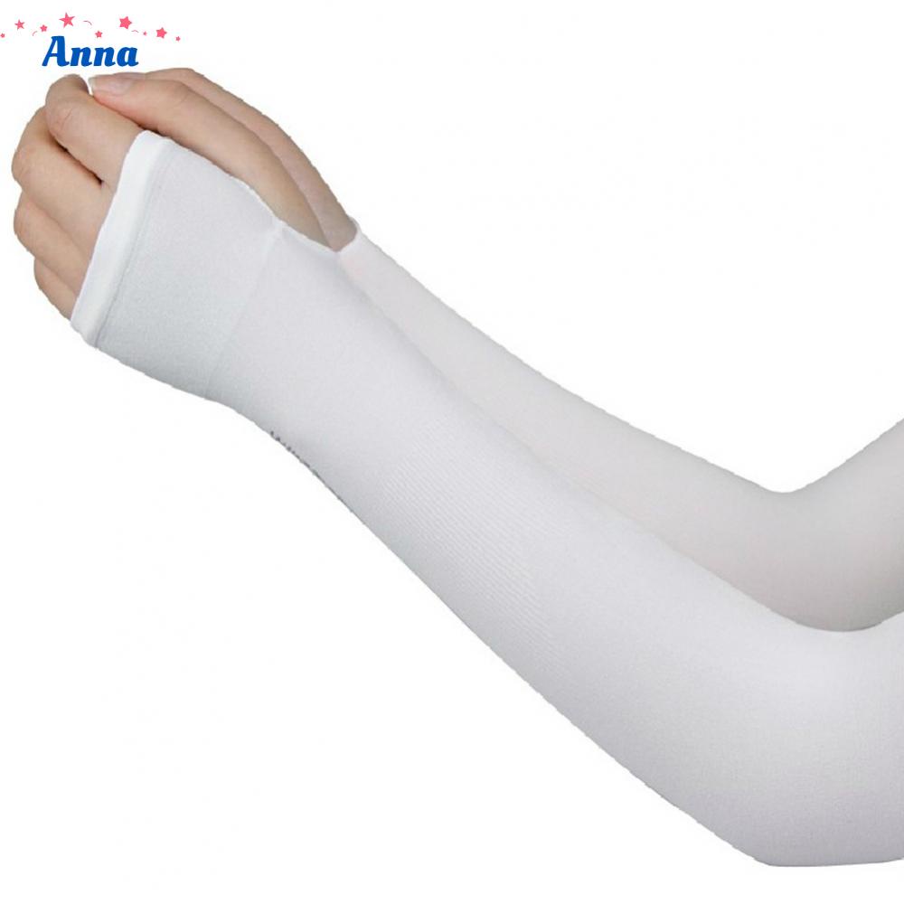 Long Arm Driving Half Finger Gloves Sleeve Cycling Bike UV Sun Protection Cover