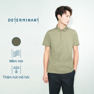  Áo thun nam Polo Determinant mềm mại thấm hút tốt - màu Xanh Olive 