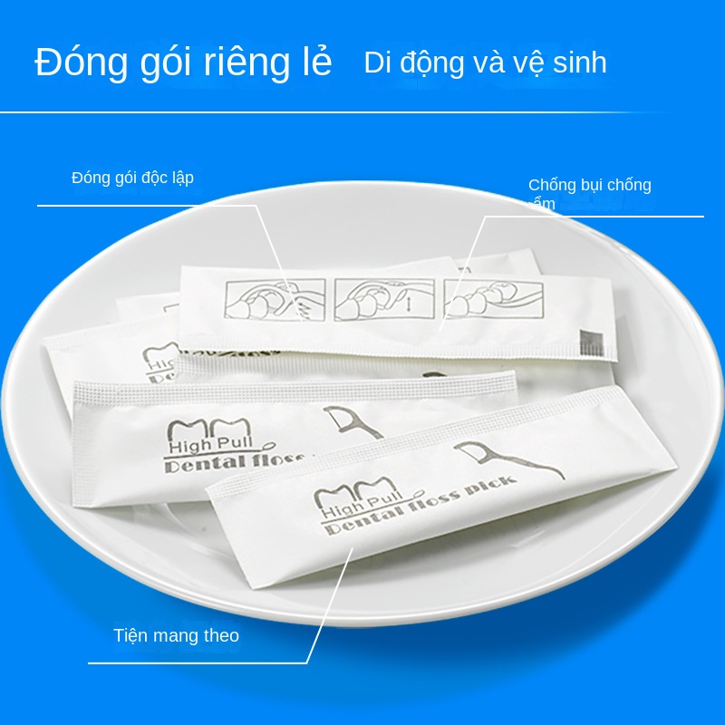 🎉12.12🎉Gậy Đánh Răng Với Bao Bì Độc Lập Cho Khách Sạn Và Nhà Hàng xyxzb105