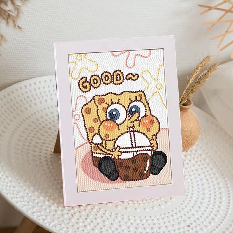 Hoạt Hình Tranh Đính Đá Tự Làm Họa Tiết Sáng Tạo Trang Trí Phòng Khách / Phòng Ngủ Cho Bé