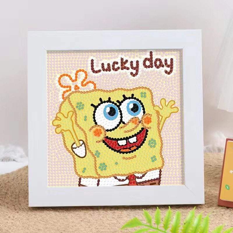 Hoạt Hình Tranh Đính Đá Tự Làm Họa Tiết Sáng Tạo Trang Trí Phòng Khách / Phòng Ngủ Cho Bé