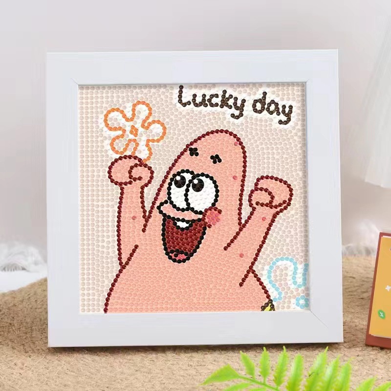 Hoạt Hình Tranh Đính Đá Tự Làm Họa Tiết Sáng Tạo Trang Trí Phòng Khách / Phòng Ngủ Cho Bé