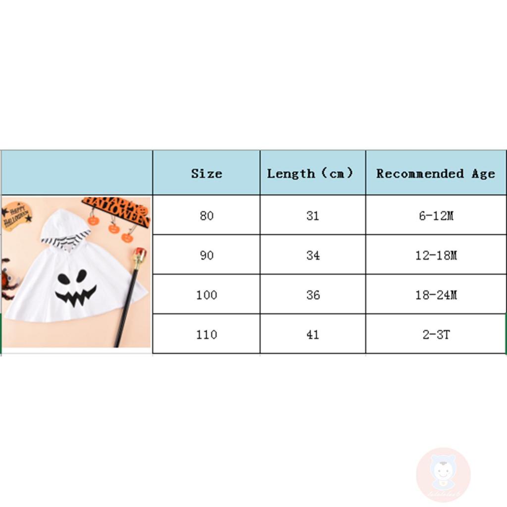 Áo Choàng In Hoạt Hình Ma Kiểu halloween Cá Tính laa6