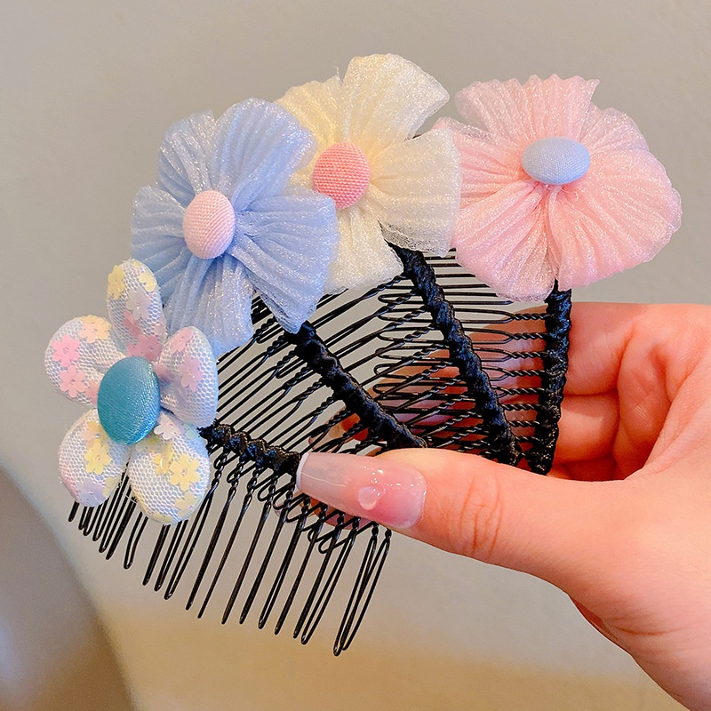Kẹp Tóc Kim Loại Hình Lược Dễ Thương Cho Bé Gái