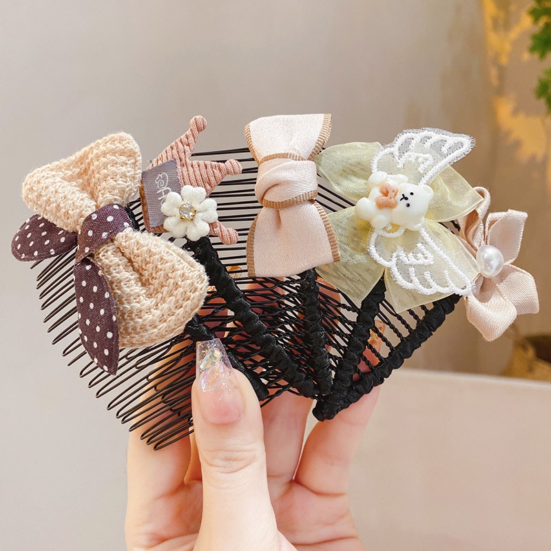 Kẹp Tóc Kim Loại Hình Lược Dễ Thương Cho Bé Gái