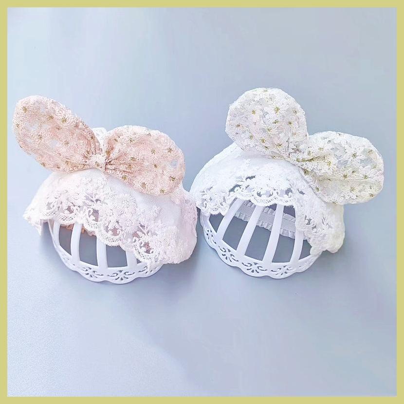 Mũ Lụa Mỏng Mùa Hè Thắt Nơ Thêu Họa Tiết Rỗng Dễ Thương Cho Bé Gái Sơ Sinh aseavn aseavn