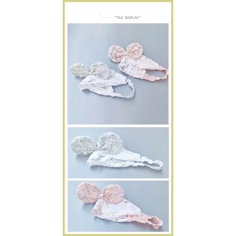 Mũ Lụa Mỏng Mùa Hè Thắt Nơ Thêu Họa Tiết Rỗng Dễ Thương Cho Bé Gái Sơ Sinh aseavn aseavn