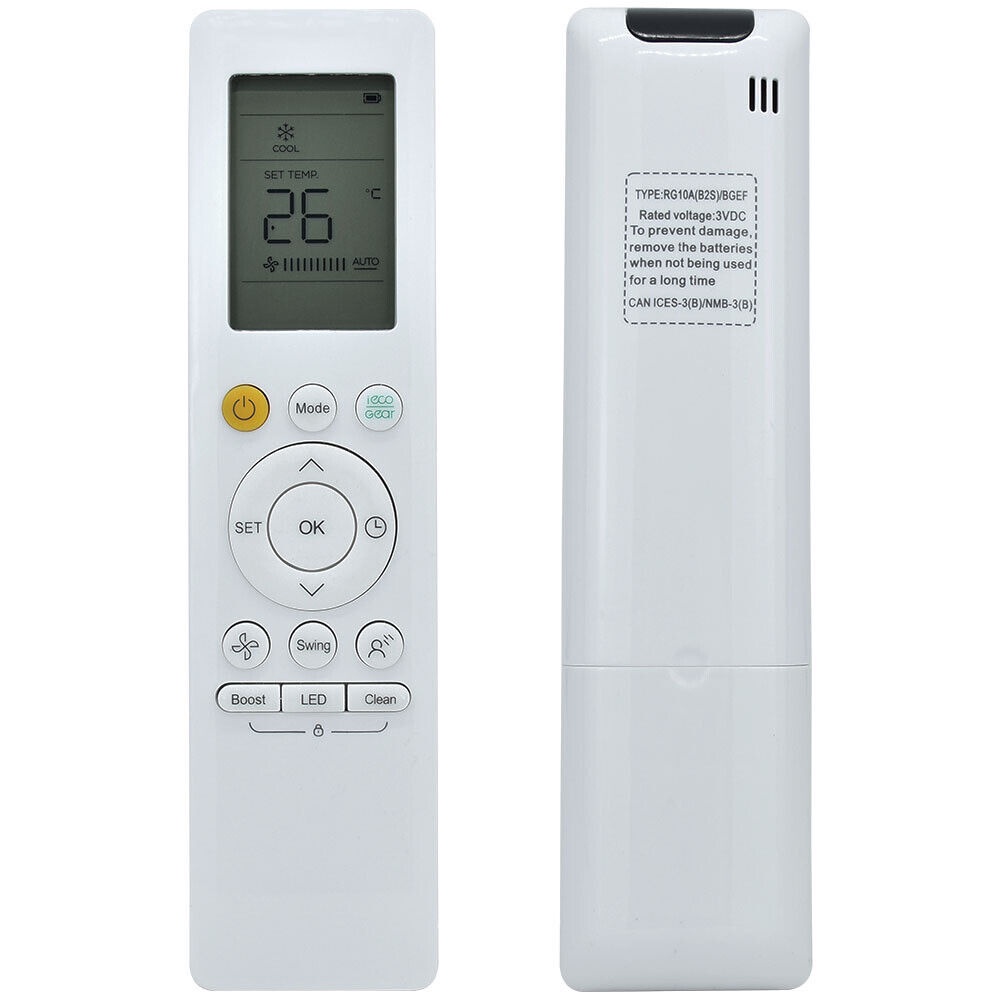 RG10A (B2S) / BGEF mới dành cho điều khiển từ xa điều hòa Midea RG10L1 (2HS) / BGEF
