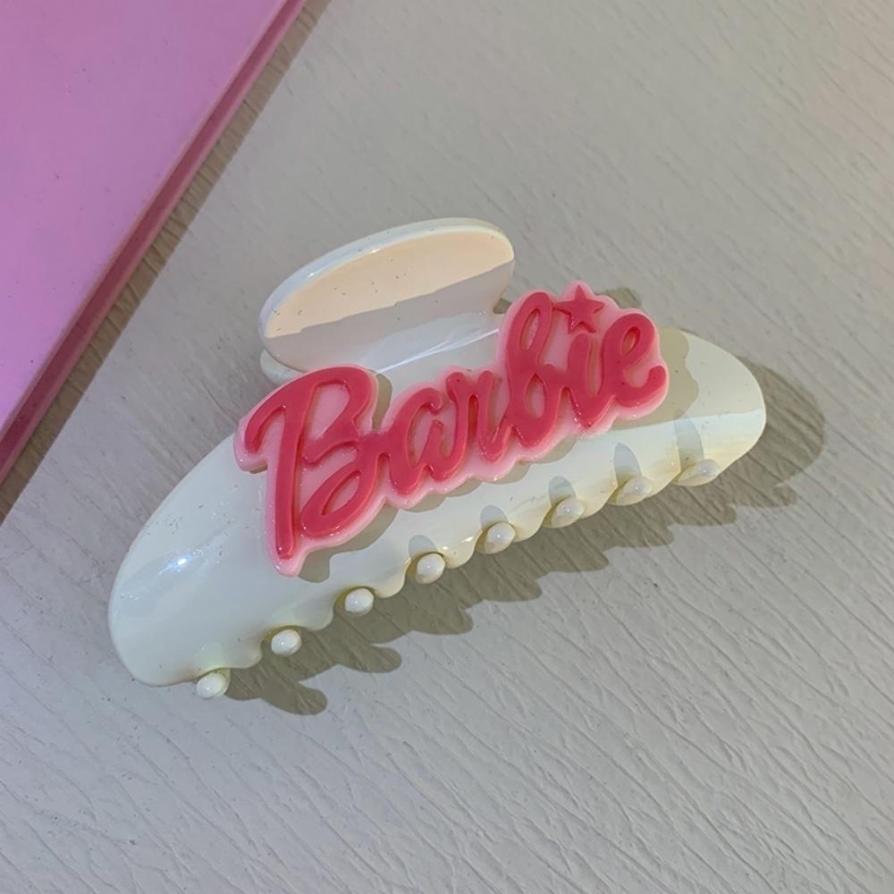 Kẹp Tóc Hình Cá Mập / Chữ dopamine y2k Màu Trái Cây 2023