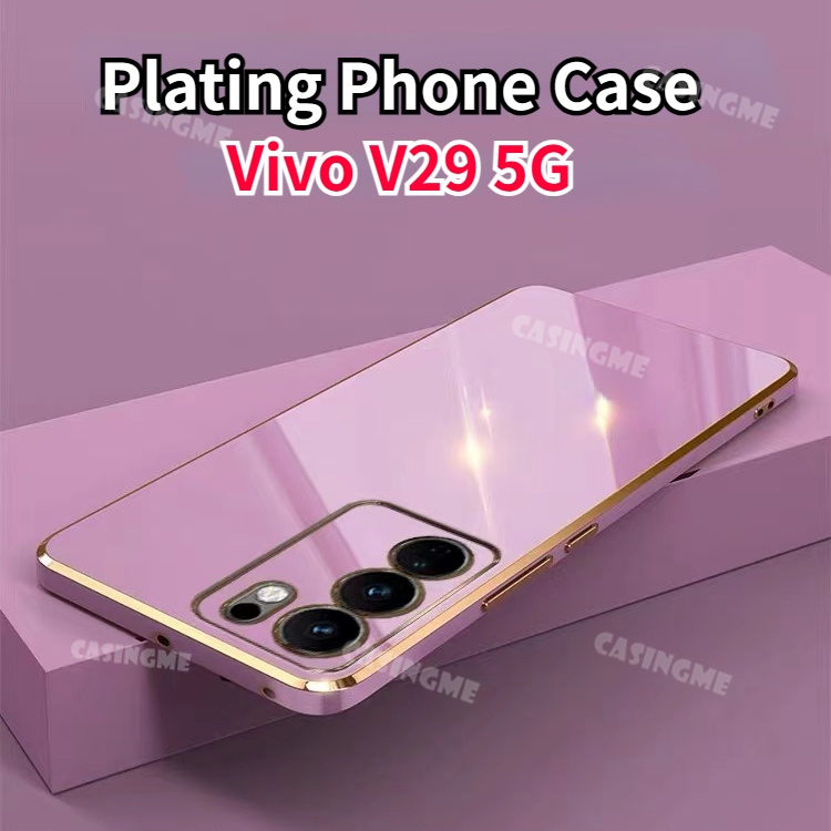 Ôp Điện Thoại Silicon Dẻo Tráng Gương 6d Chống Sốc Cho vivo v29 5g 2023 vivo v29 29v 5g v 29 vivov29 Ốp