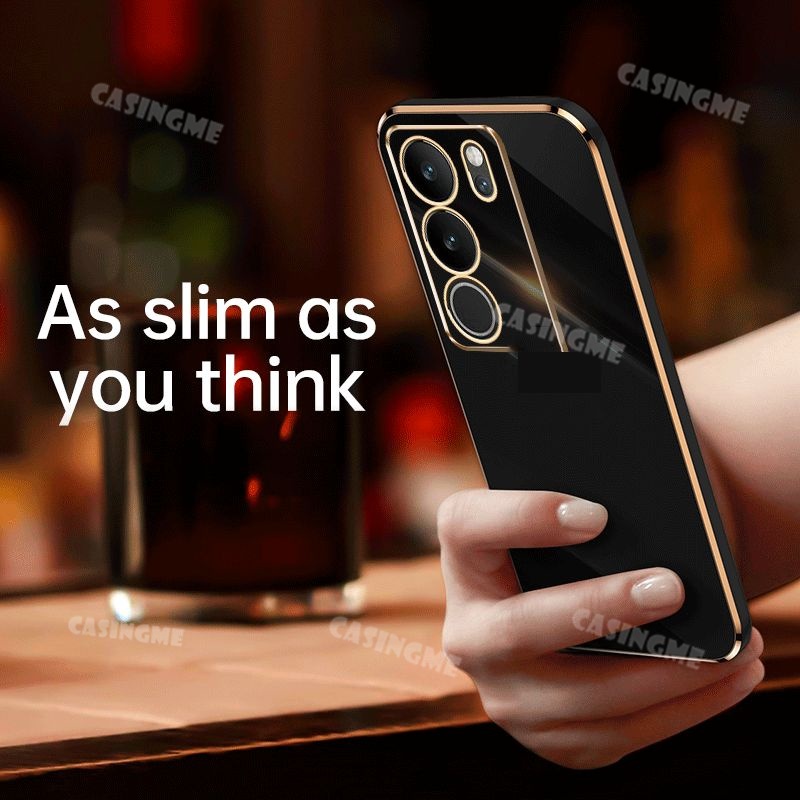 Ôp Điện Thoại Silicon Dẻo Tráng Gương 6d Chống Sốc Cho vivo v29 5g 2023 vivo v29 29v 5g v 29 vivov29 Ốp