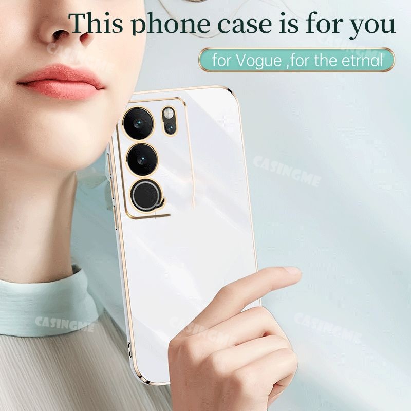 Ôp Điện Thoại Silicon Dẻo Tráng Gương 6d Chống Sốc Cho vivo v29 5g 2023 vivo v29 29v 5g v 29 vivov29 Ốp