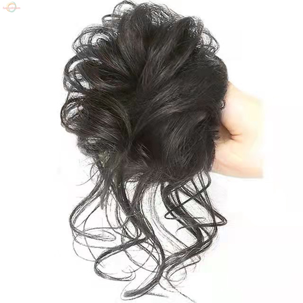 Búi Tóc Giả Bằng Cao Su Và Sợi Tổng Hợp