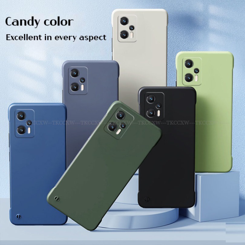 Ốp Điện Thoại pc Cứng Không Viền Chống Sốc Màu Kẹo Cho redmi k40s k50 k60 pro k60e redmi note 12 turbo note 12 pro