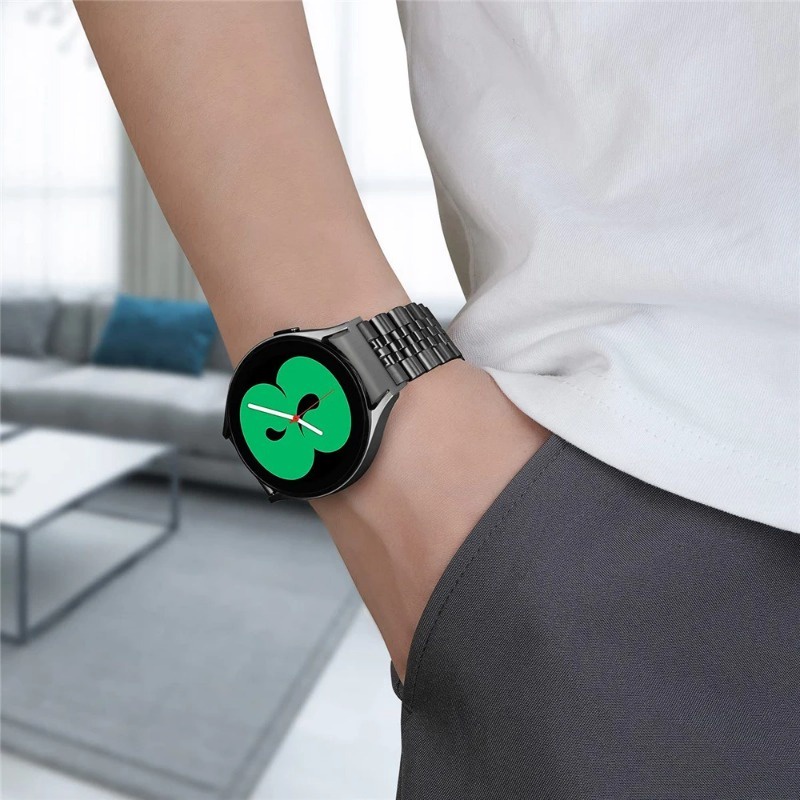 Dây Đeo Inox Cho Đồng Hồ Thông Minh samsung watch 6classic 47mm 43mm 5pro 45mm 6 / 5 / 4 40 44mm 42mm 46mm