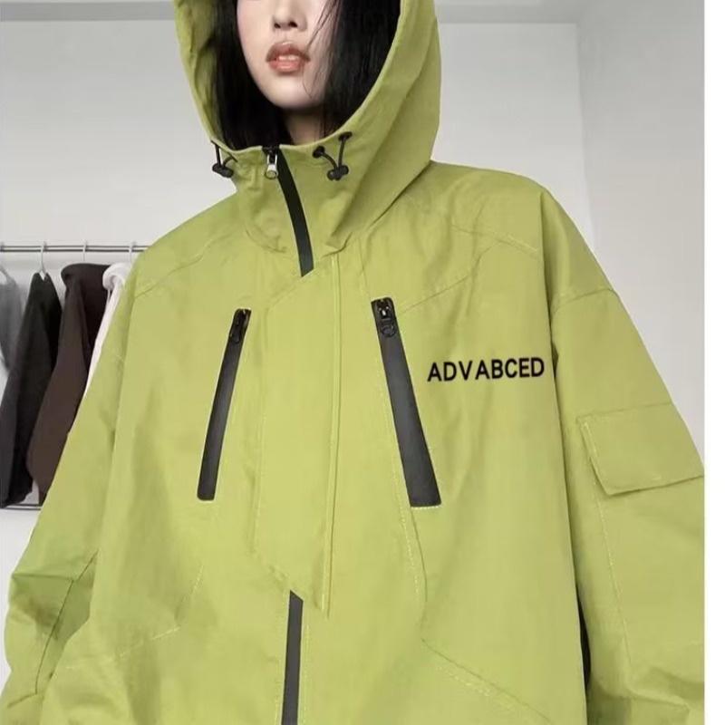 Áo Khoác cotton Dáng Dài Có Nón Thời Trang Đường Phố Trẻ Trung Dễ Phối Đồ