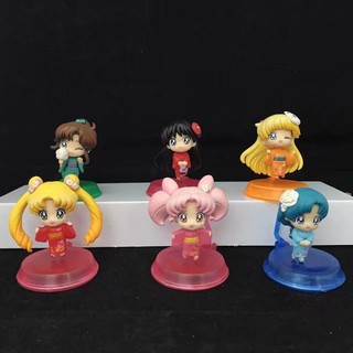 Sailor moon bộ 6 nhân vật thủy thủ mặt trăng xinh xắn