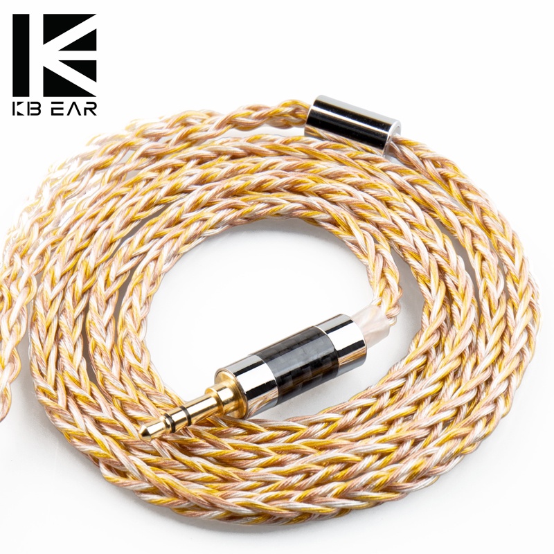 Kbear st8 Dây Cáp Kết Nối Mạ Vàng 4n st9 kz / storm 3.5mm