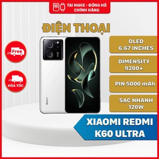 Điện Thoại Xiaomi Redmi K60 Ultra 5G (Bảo Hành 12 Tháng Nguồn Và Màn Hình) - Mediatek Dimensity 9200+