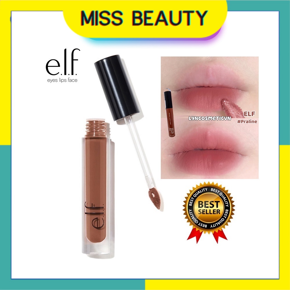 Son kem lỳ siêu ELF LIQUID MATTE LIPSTICK mịn môi , không trôi , không dính cốc