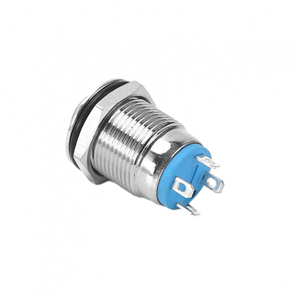 Nút Công Tắc Đèn led 12mm 12v-24v Bằng Kim Loại Chống Thấm Nước