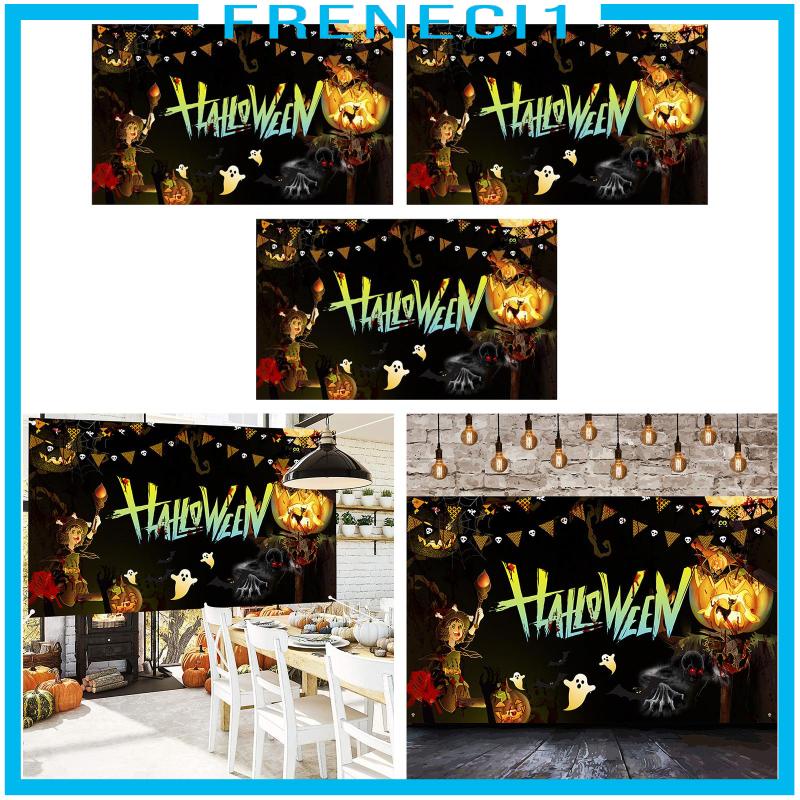Banner Trang Trí Phông Nền Tiệc halloween Kinh Dị