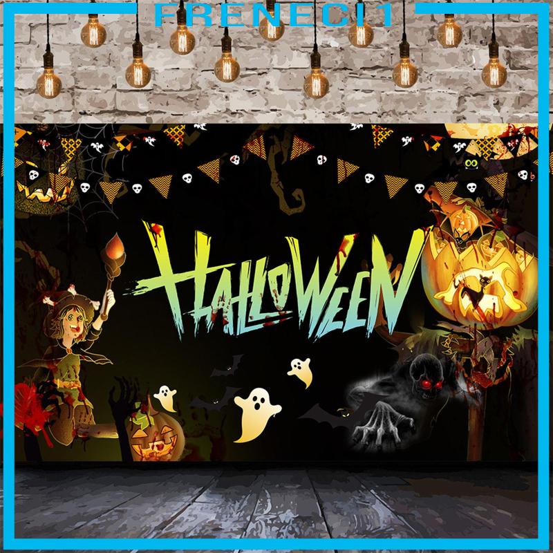 Banner Trang Trí Phông Nền Tiệc halloween Kinh Dị