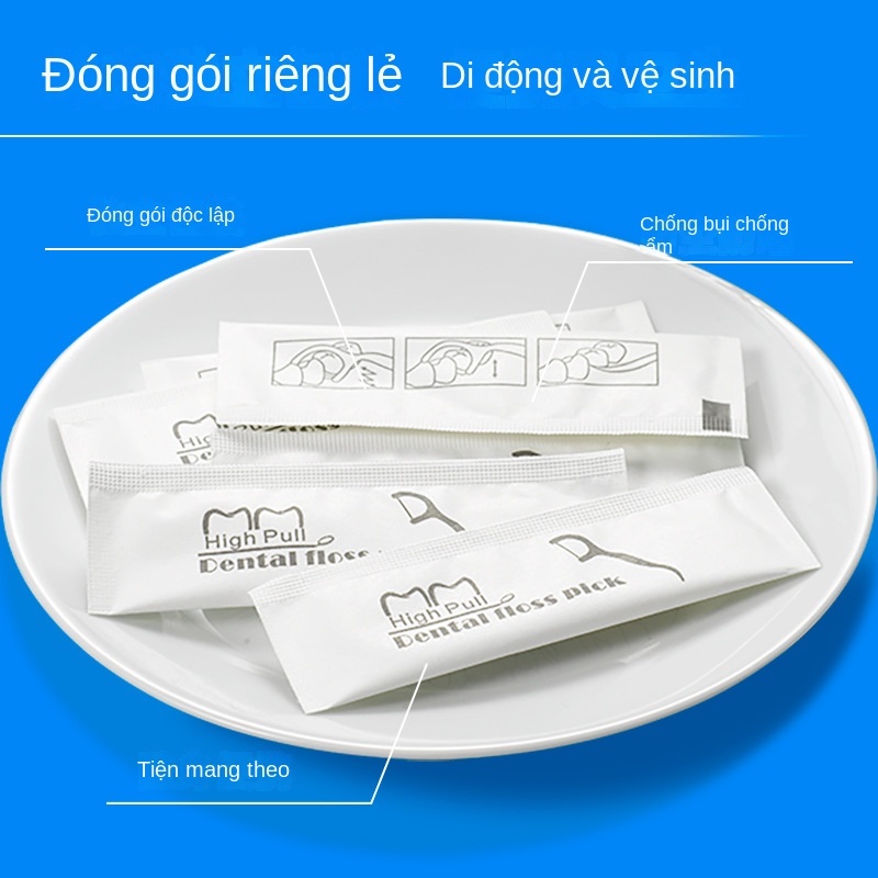 CheeseBunny Một Que Chỉ Nha Khoa Chuyên Dụng Cho Khách Sạn Và Nhà Hàng