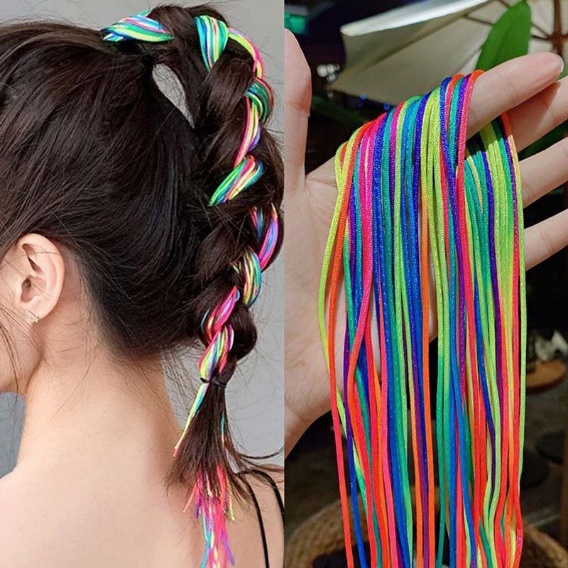 Dây Buộc Tóc Ruy Băng Đầy Màu Sắc Phong Cách Hàn Quốc Cho Bé Gái 2023