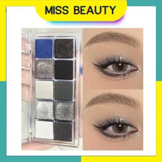 Bảng phấn mắt roto tông khói trang điểm mắt khói , tone tây 10 ô
