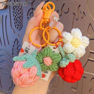 Just star Móc Khóa Hành Lý Hình Trái Cây Nhồi Bông Dễ Thương Vui Nhộn