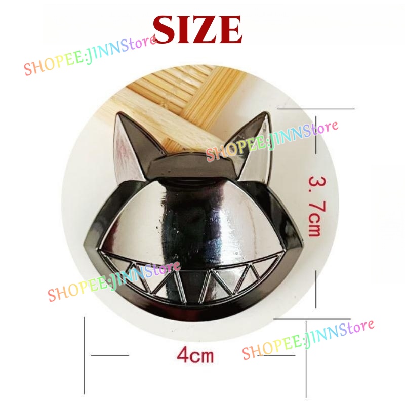 - Jn - Trâm Cài Áo Kim Loại Hình Mèo lyney Trong game genshin Cho Nữ