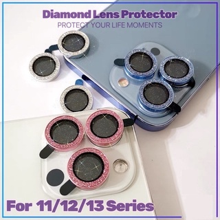 Bộ 3 dán mắt camera kim cương đính đá cho for Iphone 15 14 Pro Max 13 Pro Max 12 Pro Max/ 12 Mini / 12 Pro Max/11 Pro Max/11/11Pro juncong2023shop