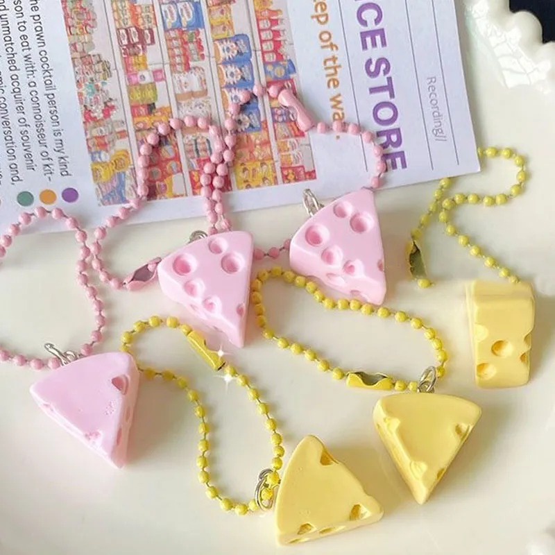 Móc Khóa Mềm Hình Trứng Phô Mai / Món Ăn Dễ Thương